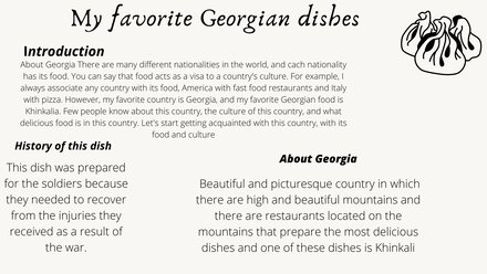 My favorite Georgian Dishes