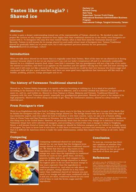 Tastes Like Nostalgia?: Shaved Ice