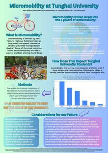 Micromobility at Tunghai University