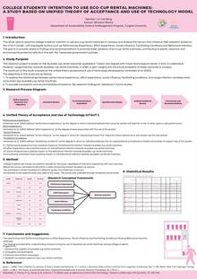 College Students' Intention to Use Eco-Cup Rental Machines: A Study Based on the Unified Theory of Acceptance and Use of Technology Model