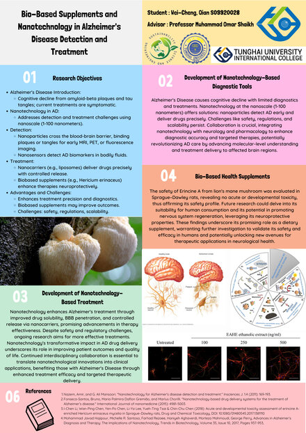 Bio-Based Supplements and Nanotechnology in Alzheimer's Disease Detection and Treatment