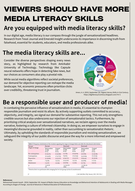 Viewers Should Have More Media Literacy Skills