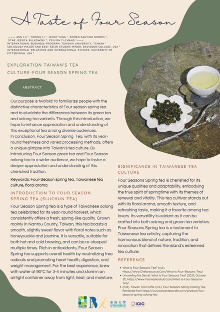 A Taste of Four Seasons