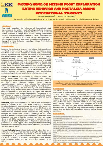 Missing Home or Missing Food? Exploring Eating Behavior and Nostalgia Among International Students