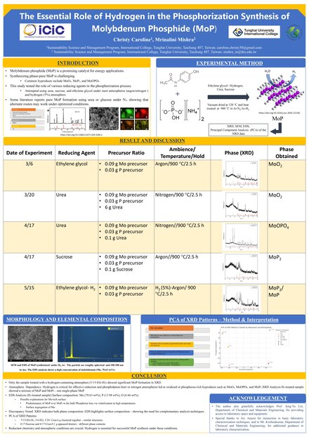 The Essential Role of Hydrogen in the Phosphorization Synthesis of Molybdenum Phosphide (MoP)
