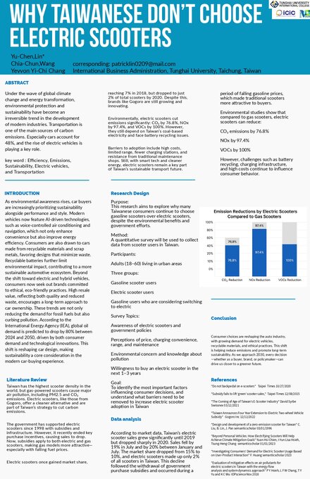 Why Taiwanese Do Not Choose Electric Scooters
