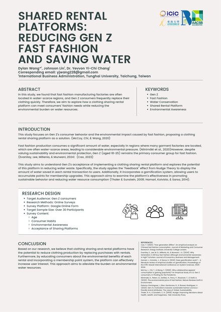 Shared Rental Platforms: Reducing Gen Z Fast Fashion and Saving Water