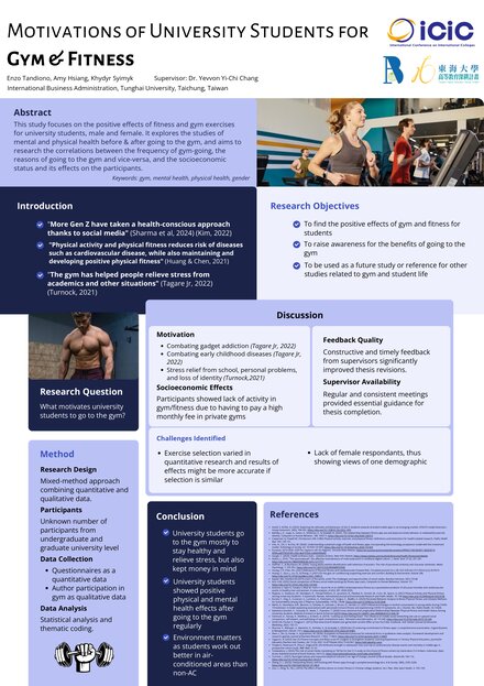 Motivations of Students in Gym & Fitness