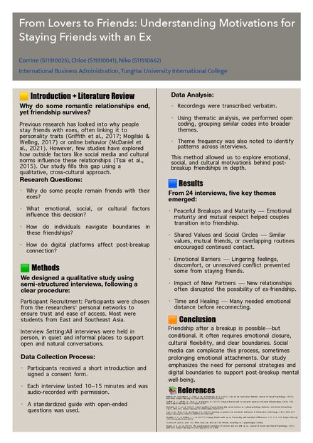 Why Can Some Exes Still Be Friends?