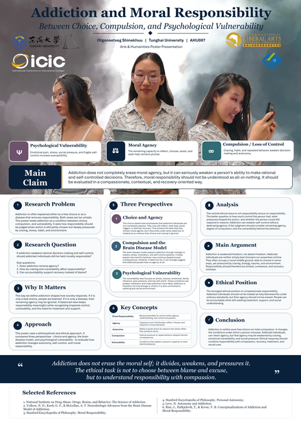 Addiction and Moral Responsibility: Between Choice, Compulsion, and Psychological Vulnerability
