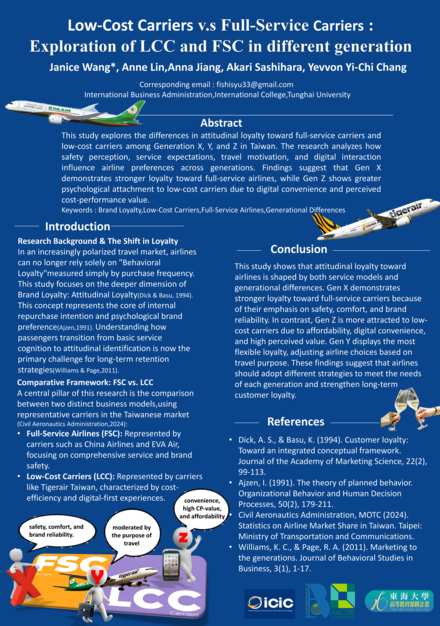 Exploration of LCC and FSC in Different Generation