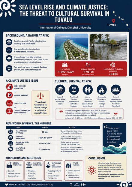 Sea Level Rise and Climate Justice: The Threat to Cultural Survival in Tuvalu