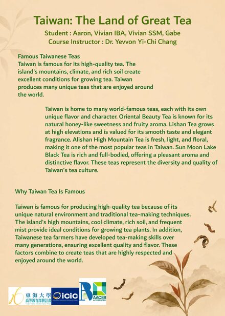Taiwan: The Land of Great Tea